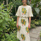 PEACKOCK SKIRT SET