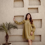 KHAKI GREEN DRESS