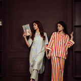 BLUE YELLOW GINGHAM CO-ORD