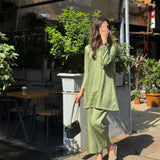 MUTED GREEN CLAUDIA SET