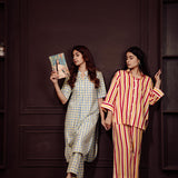 BLUE YELLOW GINGHAM CO-ORD