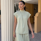 SAGE GREEN TOP CO-ORD