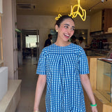 BLUE GINGHAM DRESS
