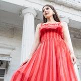 POP STRIPE MAXI DRESS